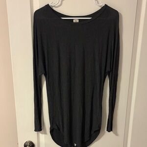 Wilfred Charcoal Long Sleeve Top